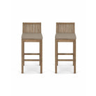 Porthallow Bar Stool | Set of 2 | Natural - Bar Stools - Garden Trading - Yester Home