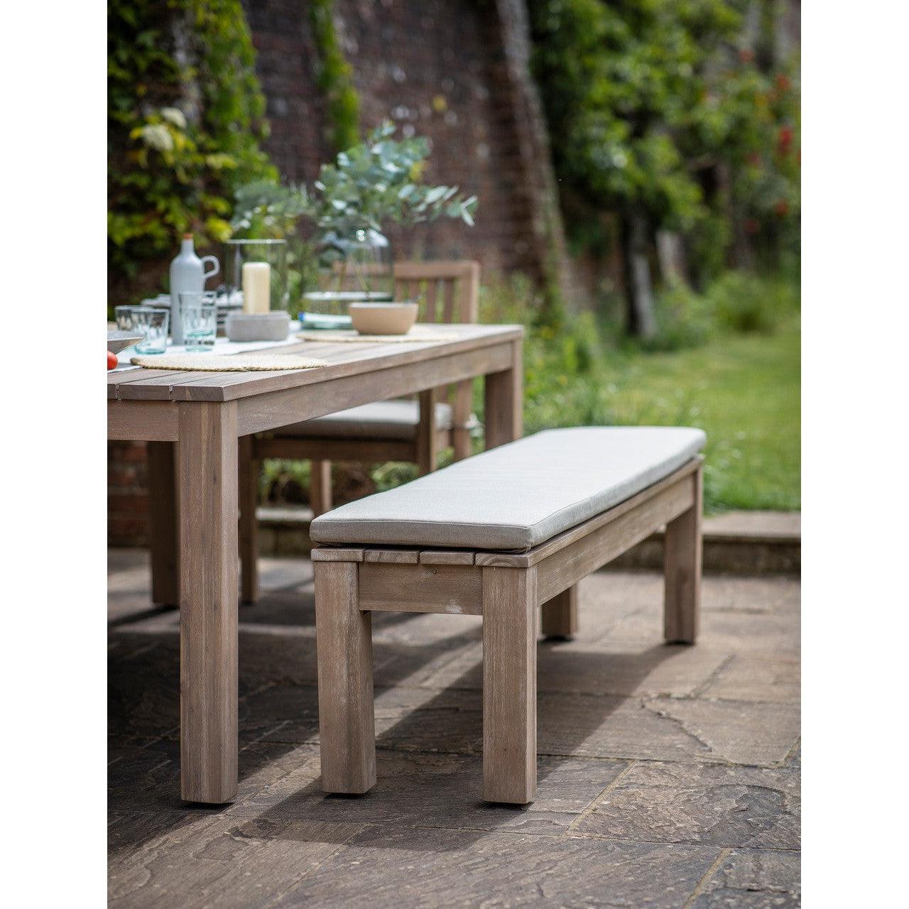Porthallow Bench | Natural - Outdoor Benches - Garden Trading - Yester Home