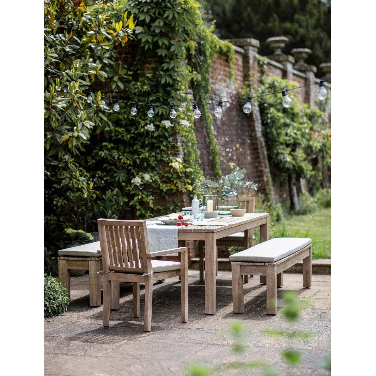 Porthallow Dining Table | Natural - Outdoor Dining Tables & Sets - Garden Trading - Yester Home