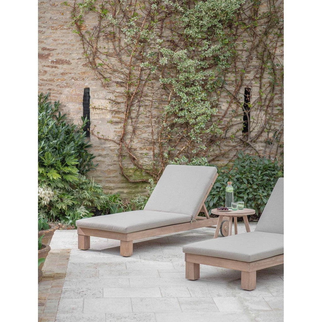 Porthallow Lounger | Natural (PRE-ORDER - Stock expected Early August) - Outdoor Chairs & Loungers - Garden Trading - Yester Home