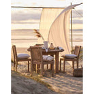 Porthallow Round Dining Table | Medium | Natural-Outdoor Dining Tables & Sets-Yester Home
