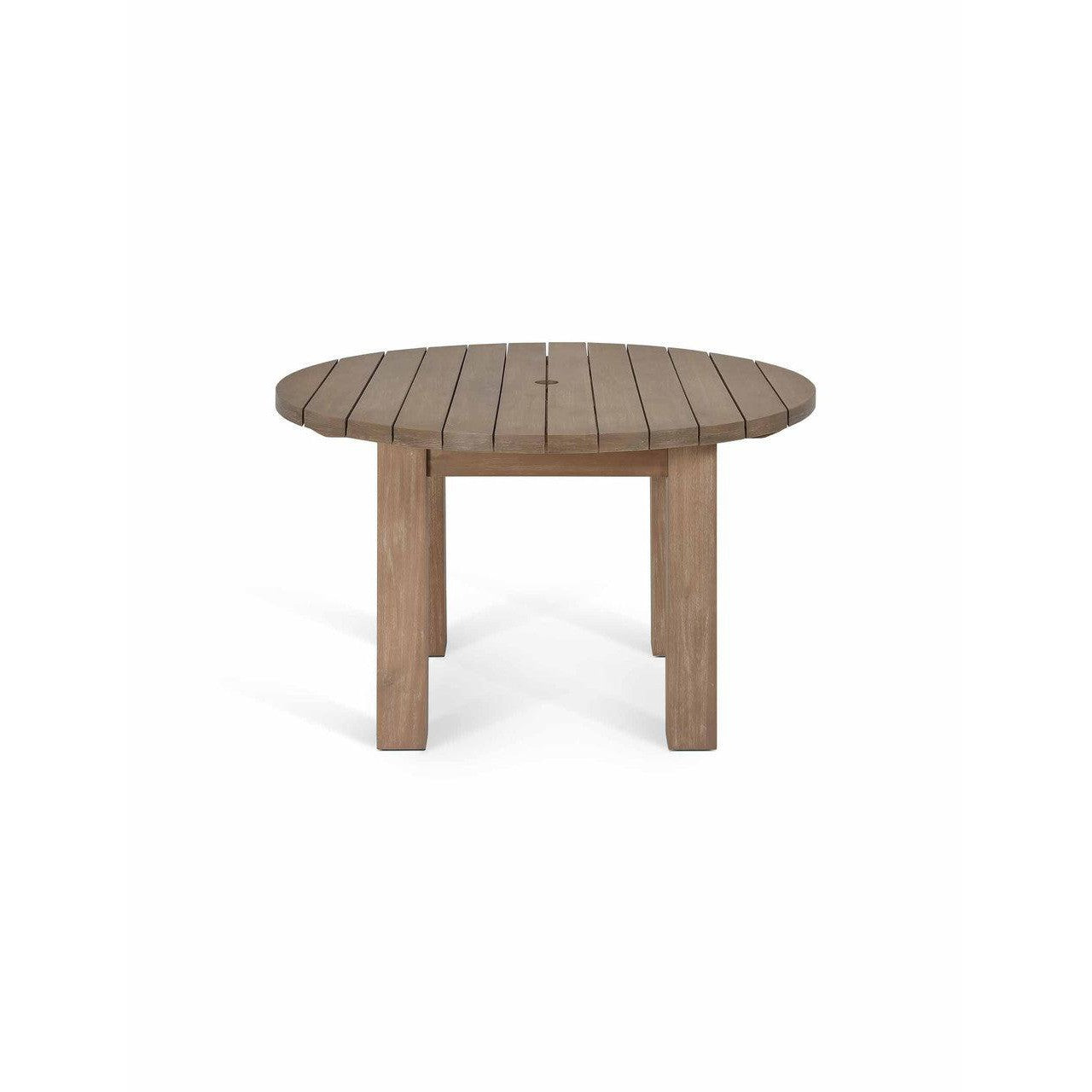 Porthallow Round Dining Table | Medium | Natural-Outdoor Dining Tables & Sets-Yester Home