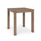 Porthallow Square Bar Table | Natural-Outdoor Bar Tables & Sets-Yester Home