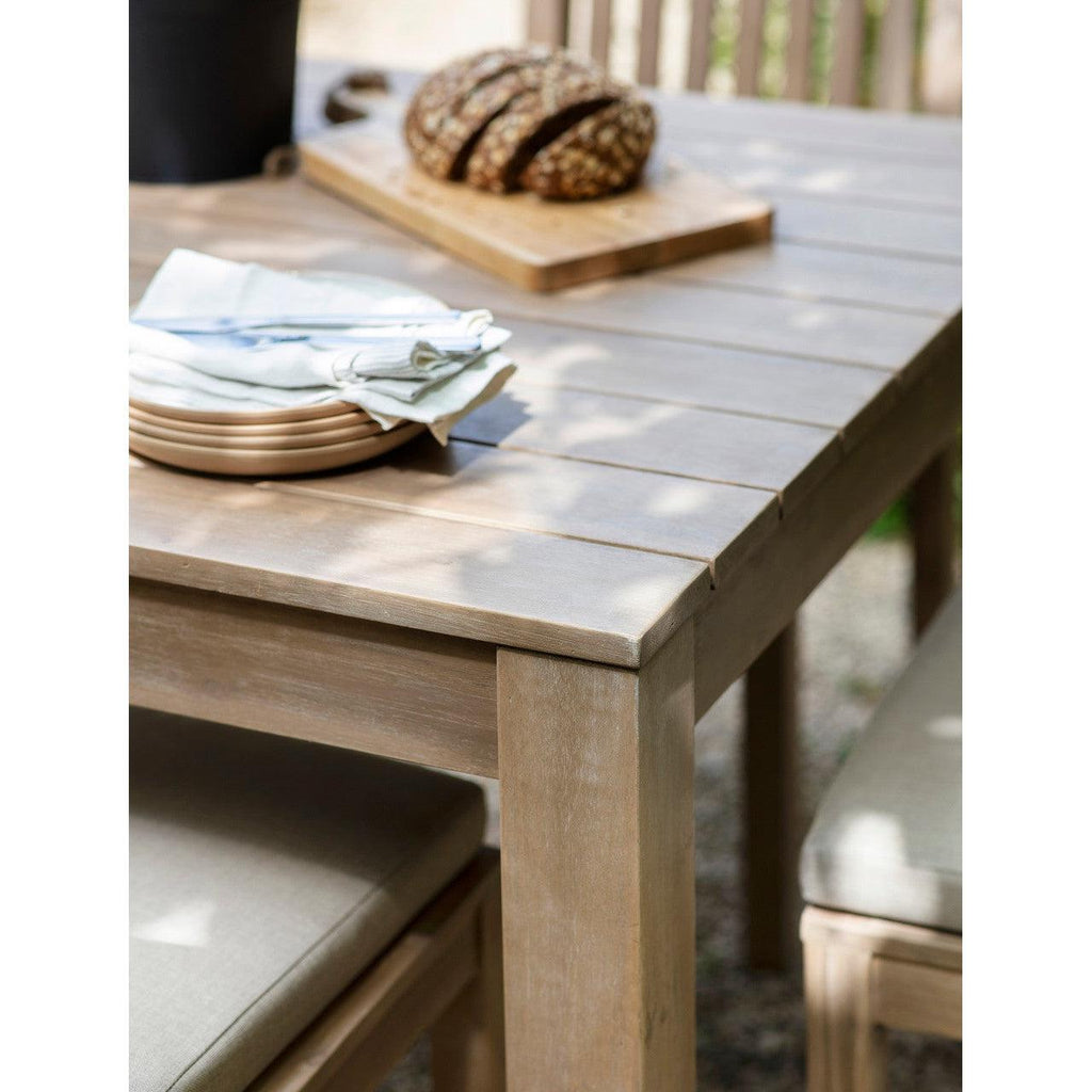 Porthallow Square Dining Table - Acacia-Outdoor Dining Tables & Sets-Yester Home