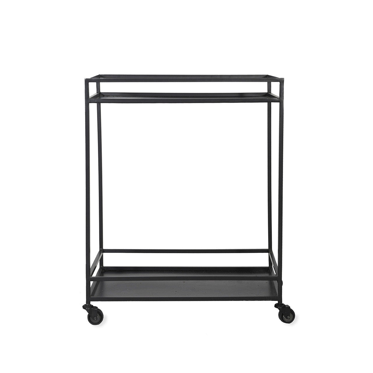 Portloe Drinks Trolley | Black - Coffee & Side Tables - Garden Trading - Yester Home
