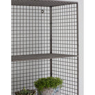 Portobello Shelving Unit, Large - Mesh-Bookcases & Shelving-Yester Home
