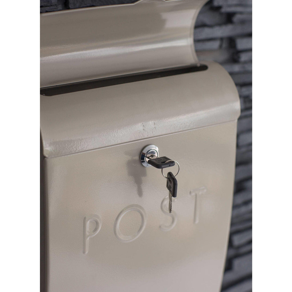Post Box with Lock | Steel-Post Boxes-Yester Home