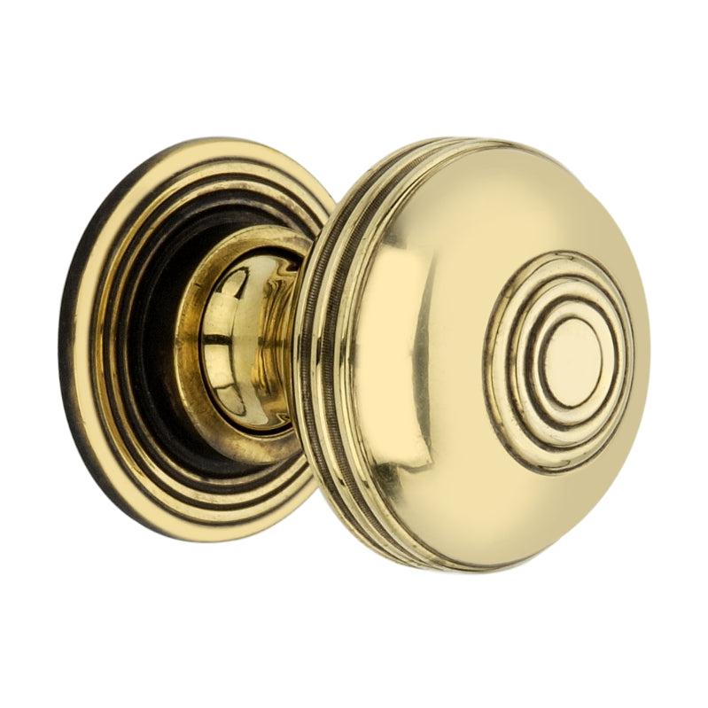 Preston Small 32mm Cupboard Knob Aged Brass-Cupboard Knobs-Yester Home