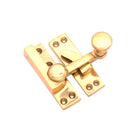 Quadrant Sliding Arm Fastener Polished Brass-Window Fittings-Yester Home