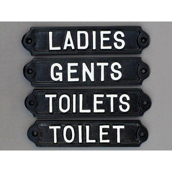 Railway Toilet Door Signs