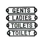 Railway Toilet Signs · White ·-Toilet Sign-Yester Home