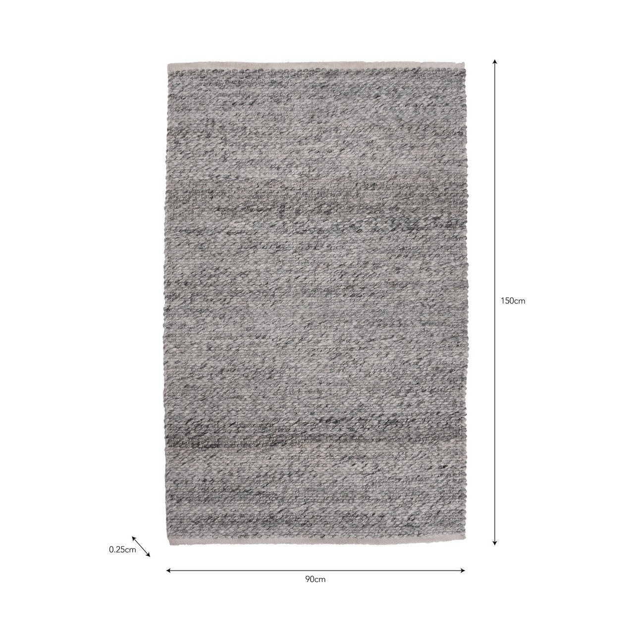 Ramsbury Rug | 150x90cm | Grey - Rugs & Runners - Garden Trading - Yester Home