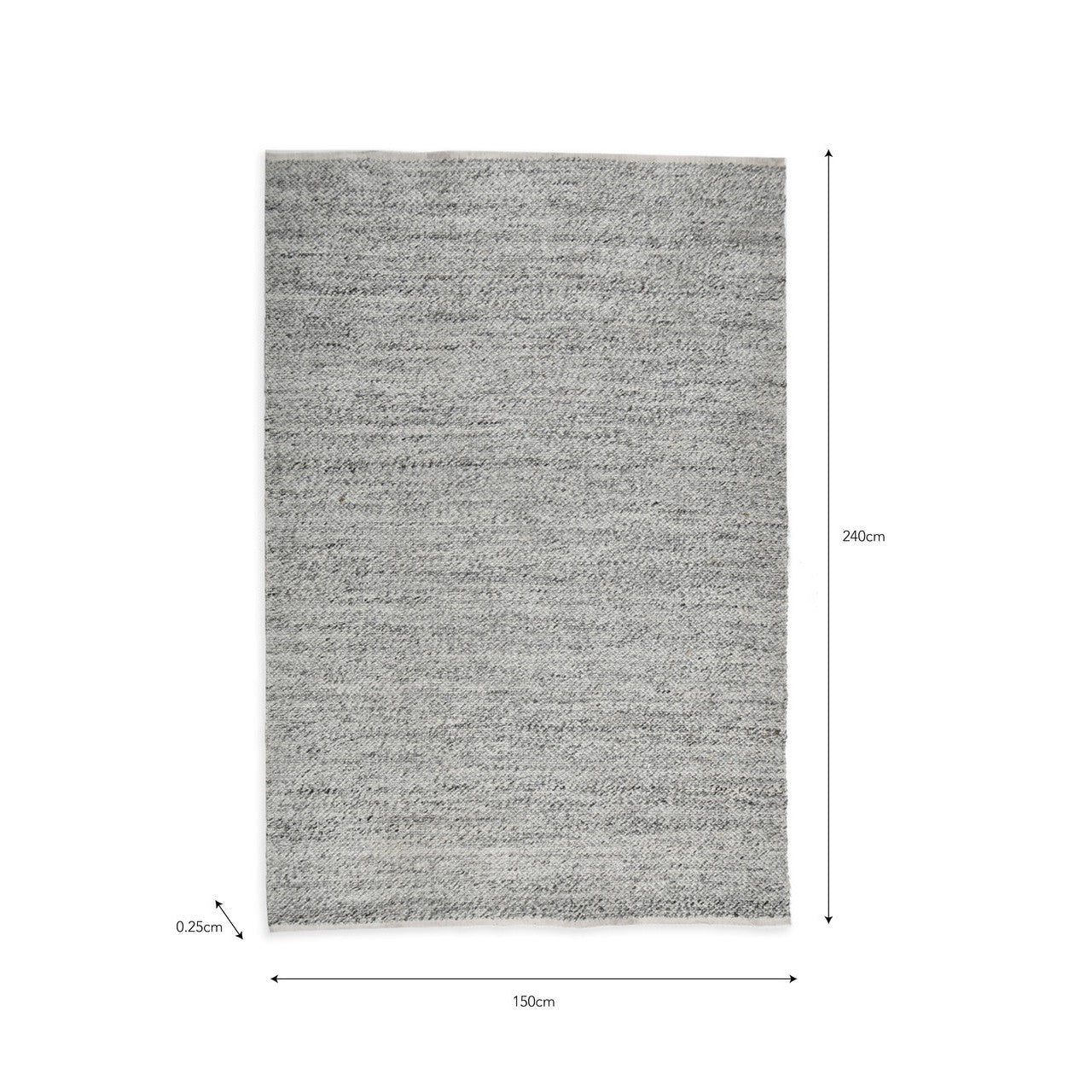 Ramsbury Rug | 240x150cm | Grey - Rugs & Runners - Garden Trading - Yester Home