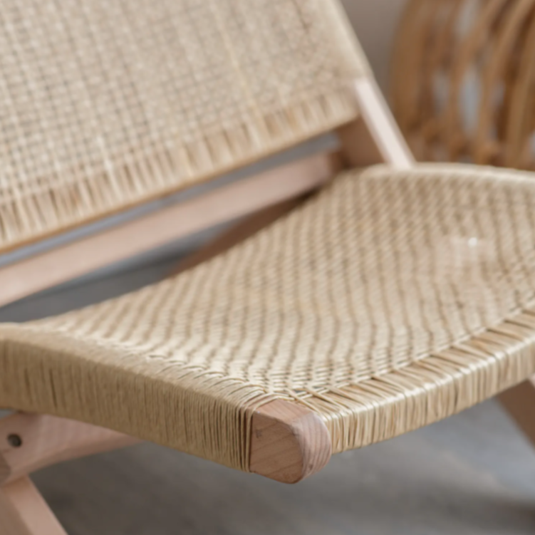 Rattan Farrah Woven Chair-Indoor Furniture-Yester Home