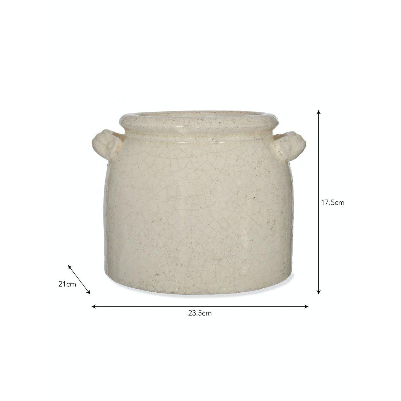 Ravello Pot with Handles-Plant Pots-Yester Home