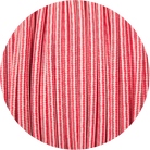 Red & White Diamond Round Fabric Braided Cable-Fabric Cable-Yester Home