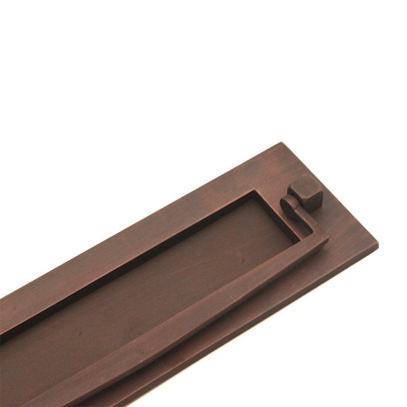 Regency Knocker Postal Plate 250mm Aged Bronze-Finger Plates & Letter Plates-Yester Home