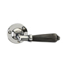 Regency Lever Door Handle Aged Nickel-Levers on Rose-Yester Home