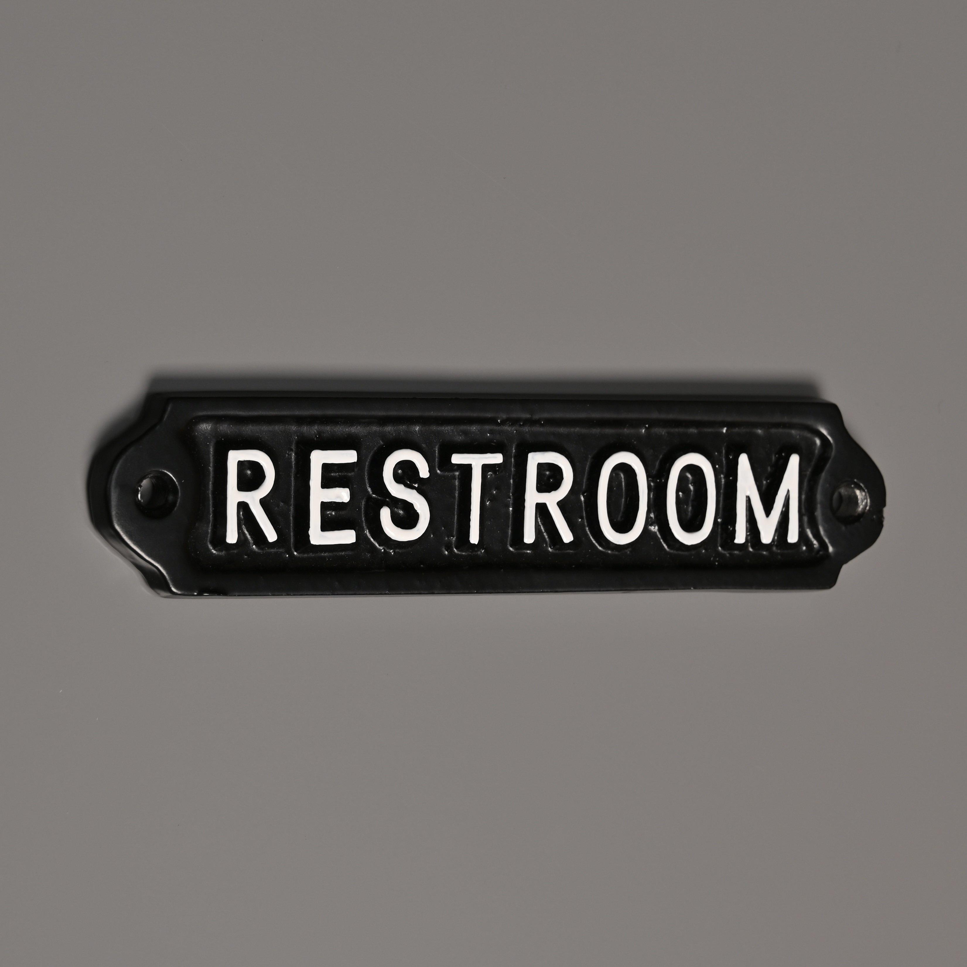 Restroom Sign-Room Signs-Yester Home
