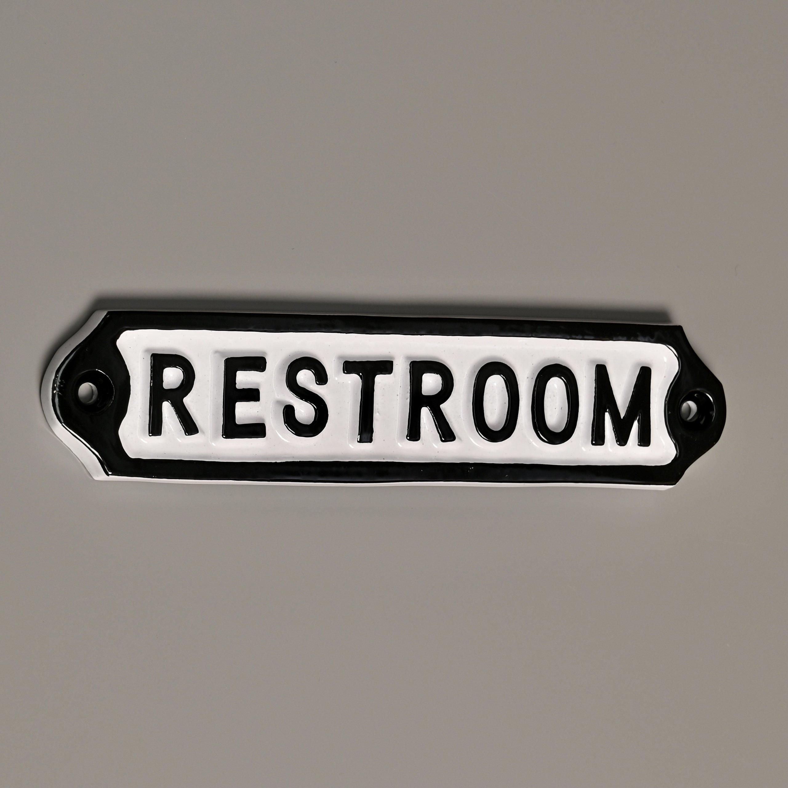 Restroom Sign-Room Signs-Yester Home