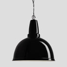 Retro Large Pendant - 17 Inch - Black-Ceiling Lights-Yester Home