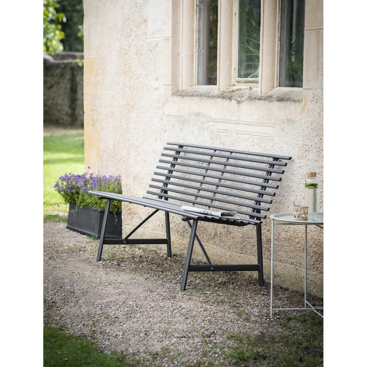 Richmond Bench | Carbon - Outdoor Chairs & Loungers - Garden Trading - Yester Home