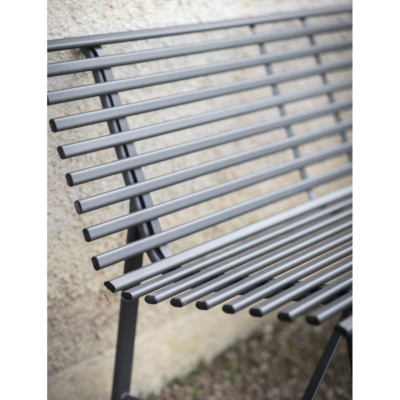 Richmond Bench | Carbon - Outdoor Chairs & Loungers - Garden Trading - Yester Home