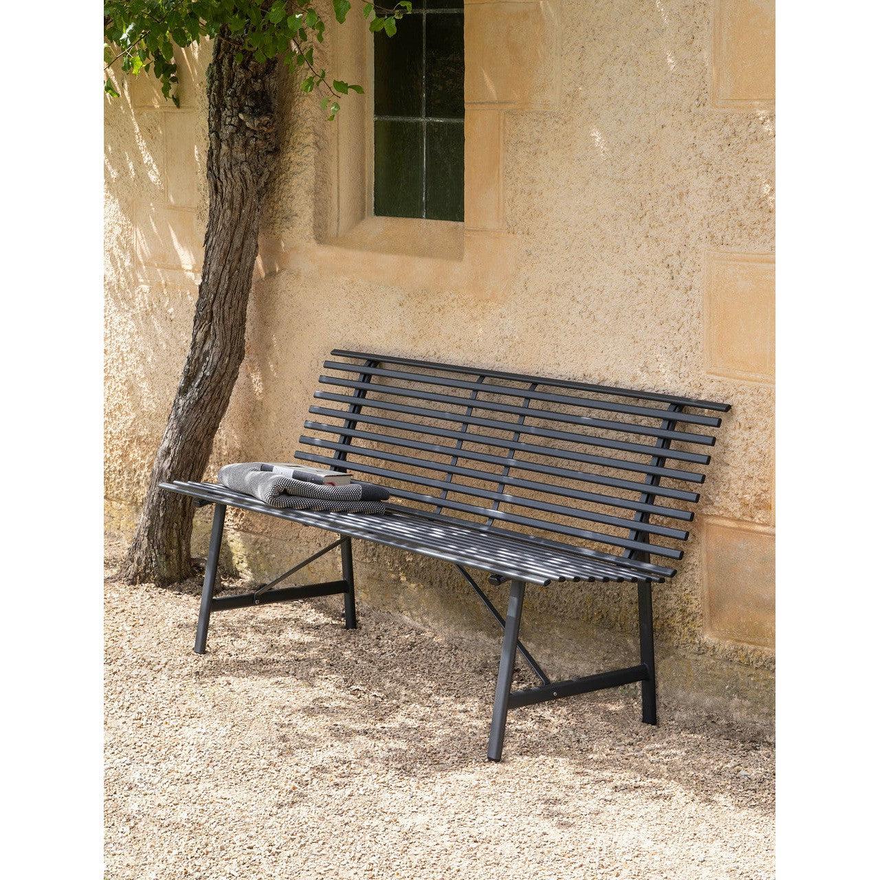 Richmond Bench | Carbon - Outdoor Chairs & Loungers - Garden Trading - Yester Home