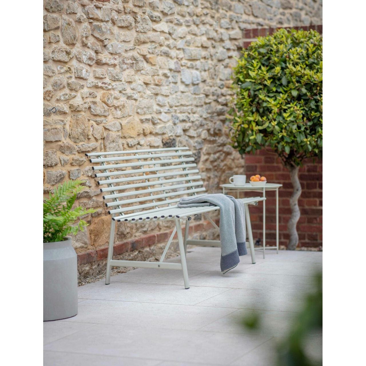 Richmond Bench in Clay - Steel-Outdoor Chairs & Loungers-Yester Home