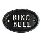 Ring Bell Door Sign · 10 x 5cm ·-Front Door Signs-Yester Home