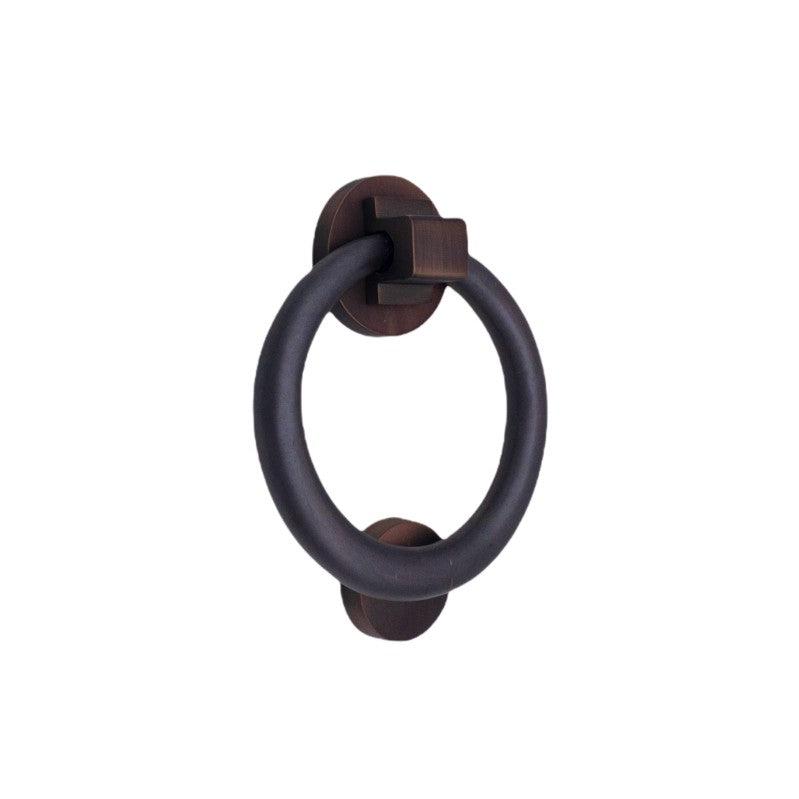 Ring Door Knocker 110mm  Aged Bronze - Door Knockers - Spira Brass - Yester Home