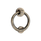 Ring Door Knocker 110mm Antique Brass-Door Knockers-Yester Home