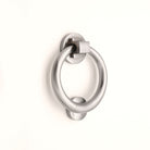Ring Door Knocker 110mm Satin Chrome-Door Knockers-Yester Home