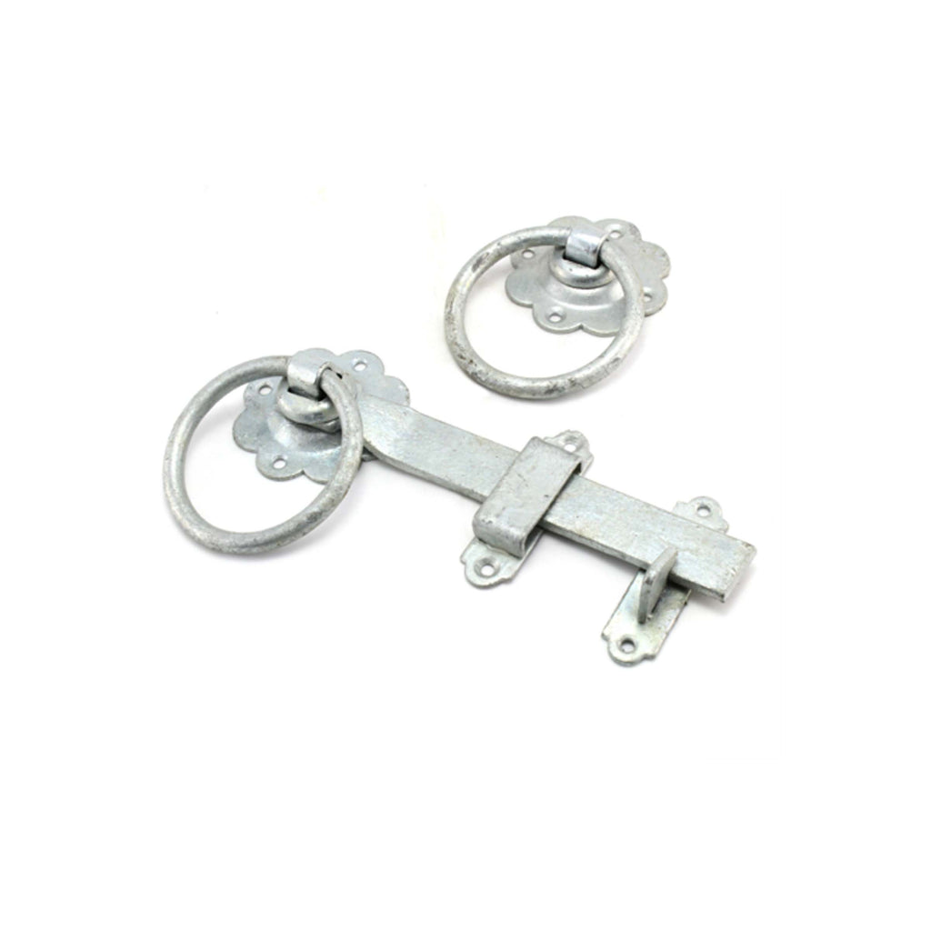 Ring Gate Latch - Plain Zinc-Latches & Bolts-Yester Home