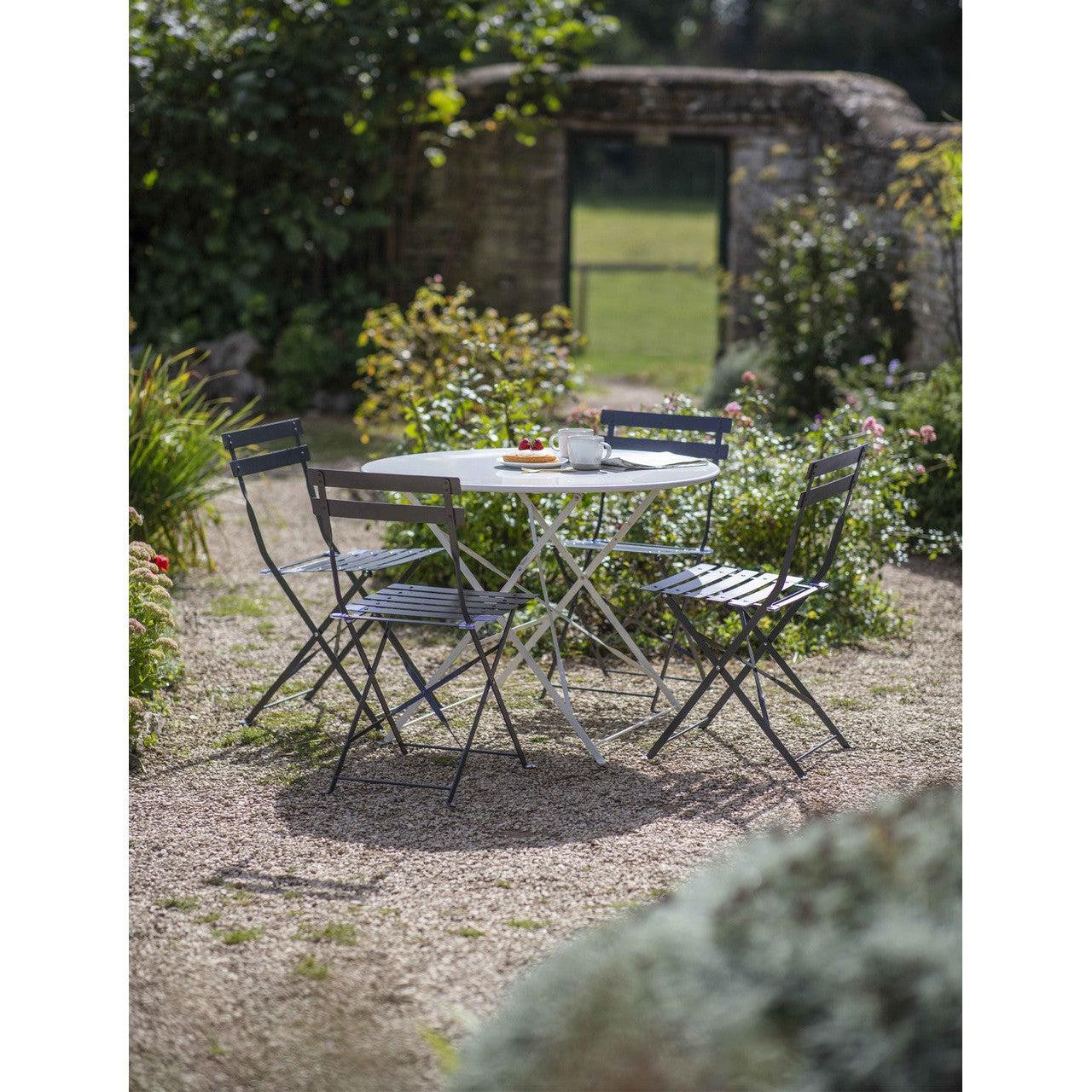 Rive Driote Bistro Chairs | Set of 2 | Carbon - Bistro Furniture & Sets - Garden Trading - Yester Home