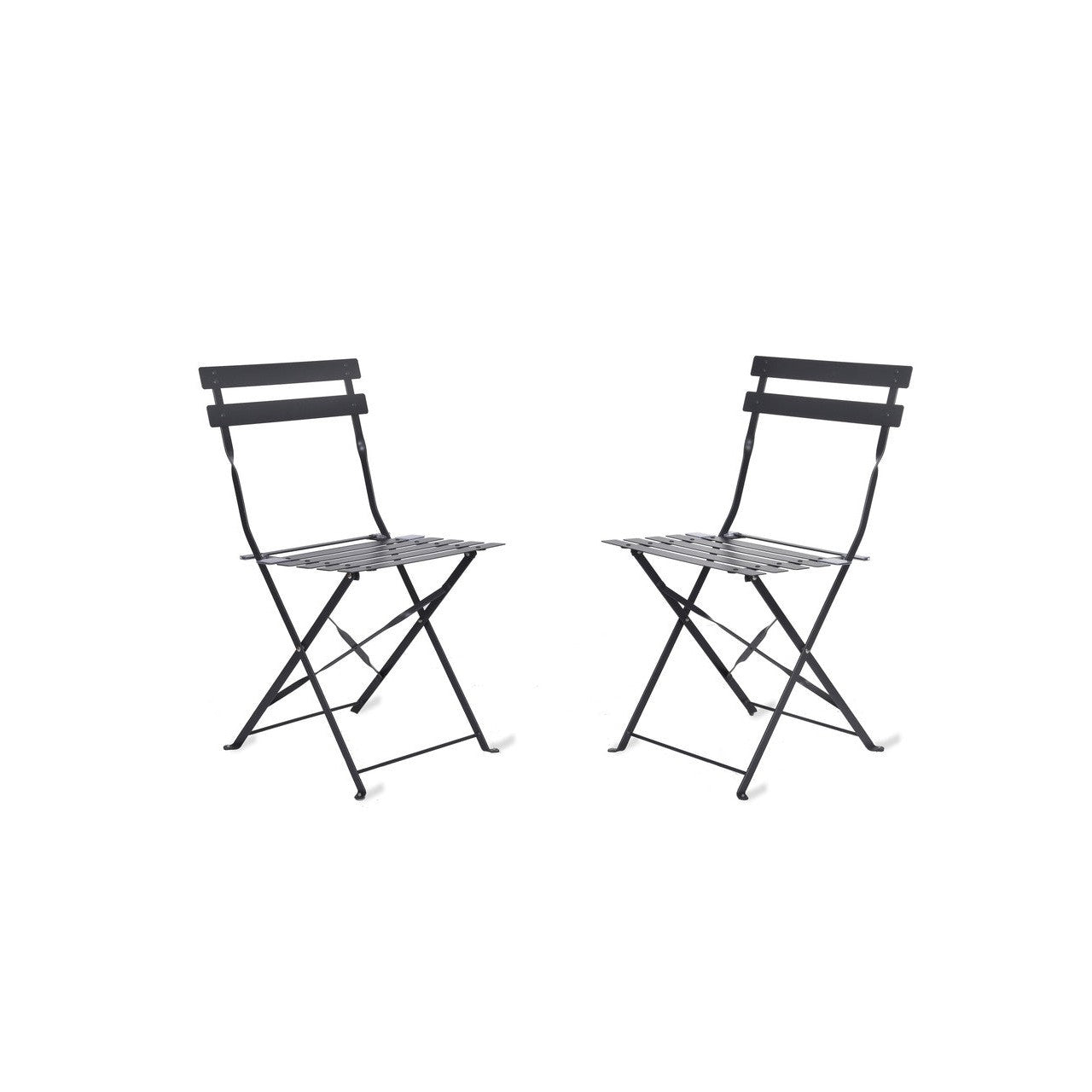 Rive Driote Bistro Chairs | Set of 2 | Carbon - Bistro Furniture & Sets - Garden Trading - Yester Home