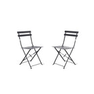 Rive Driote Bistro Chairs | Set of 2 | Carbon - Bistro Furniture & Sets - Garden Trading - Yester Home