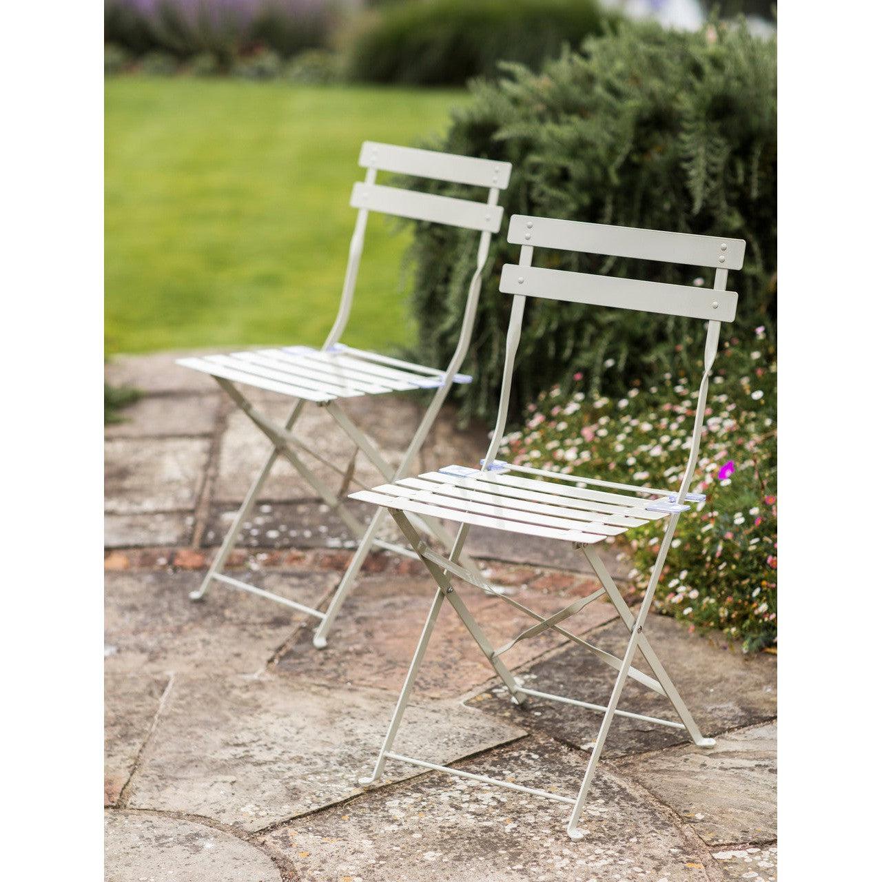 Rive Driote Bistro Chairs | Set of 2 | Cove Blue - Bistro Furniture & Sets - Garden Trading - Yester Home