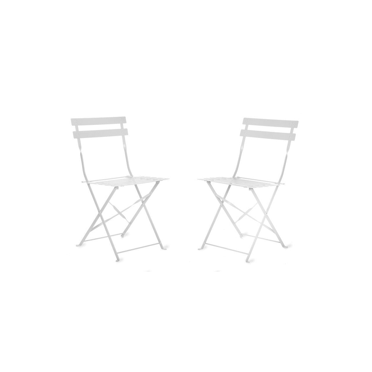 Rive Driote Bistro Chairs | Set of 2 | White Chalk - Bistro Furniture & Sets - Garden Trading - Yester Home