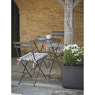 Rive Droite Bistro Set, Small in Carbon - Steel-Bistro Furniture & Sets-Yester Home