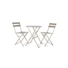 Rive Droite Bistro Set, Small in Clay - Steel-Bistro Furniture & Sets-Yester Home