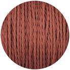 Rose Pink Twisted Fabric Braided Cable-Fabric Cable-Yester Home