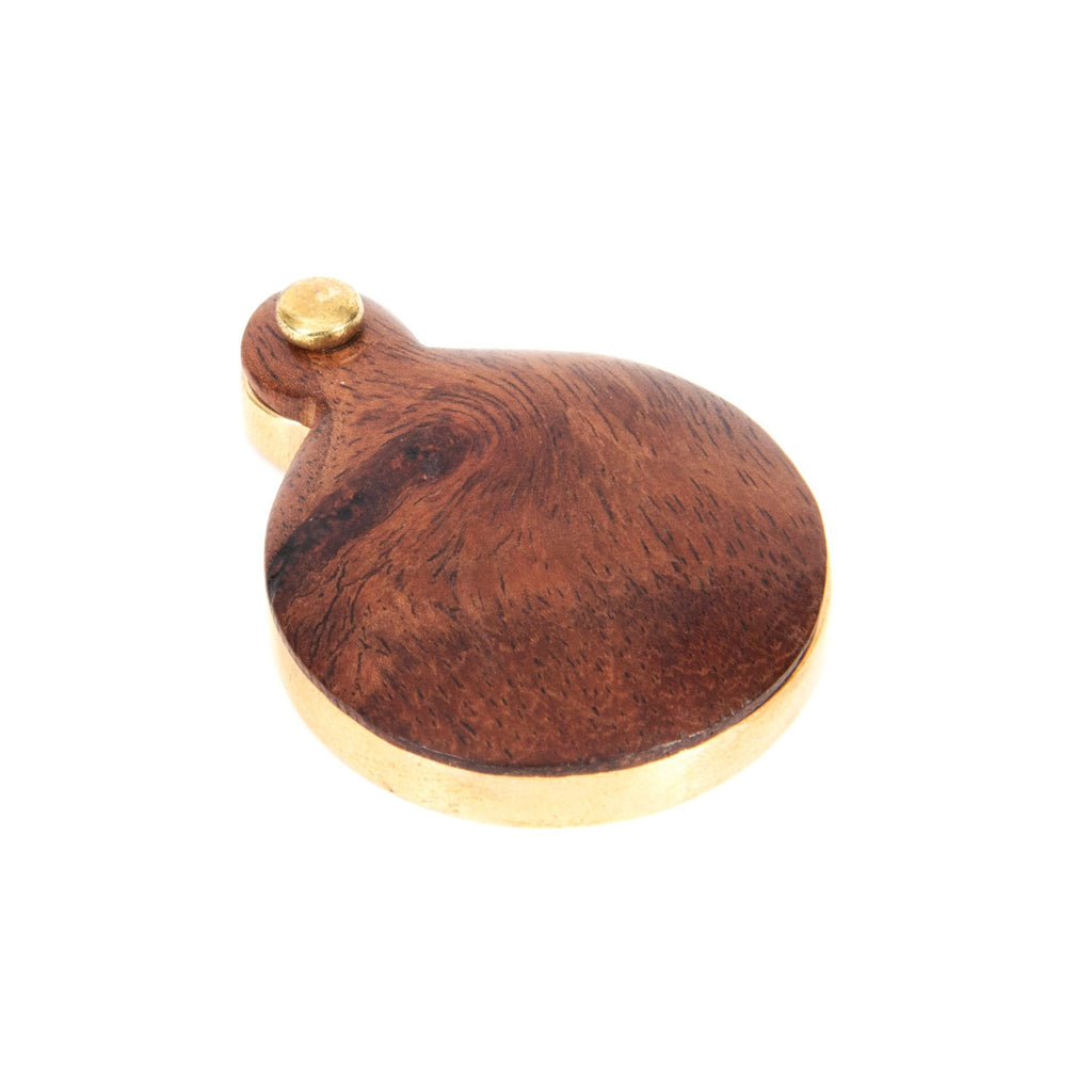 Rosewood 30mm Round Escutcheon | From The Anvil-Escutcheons-Yester Home