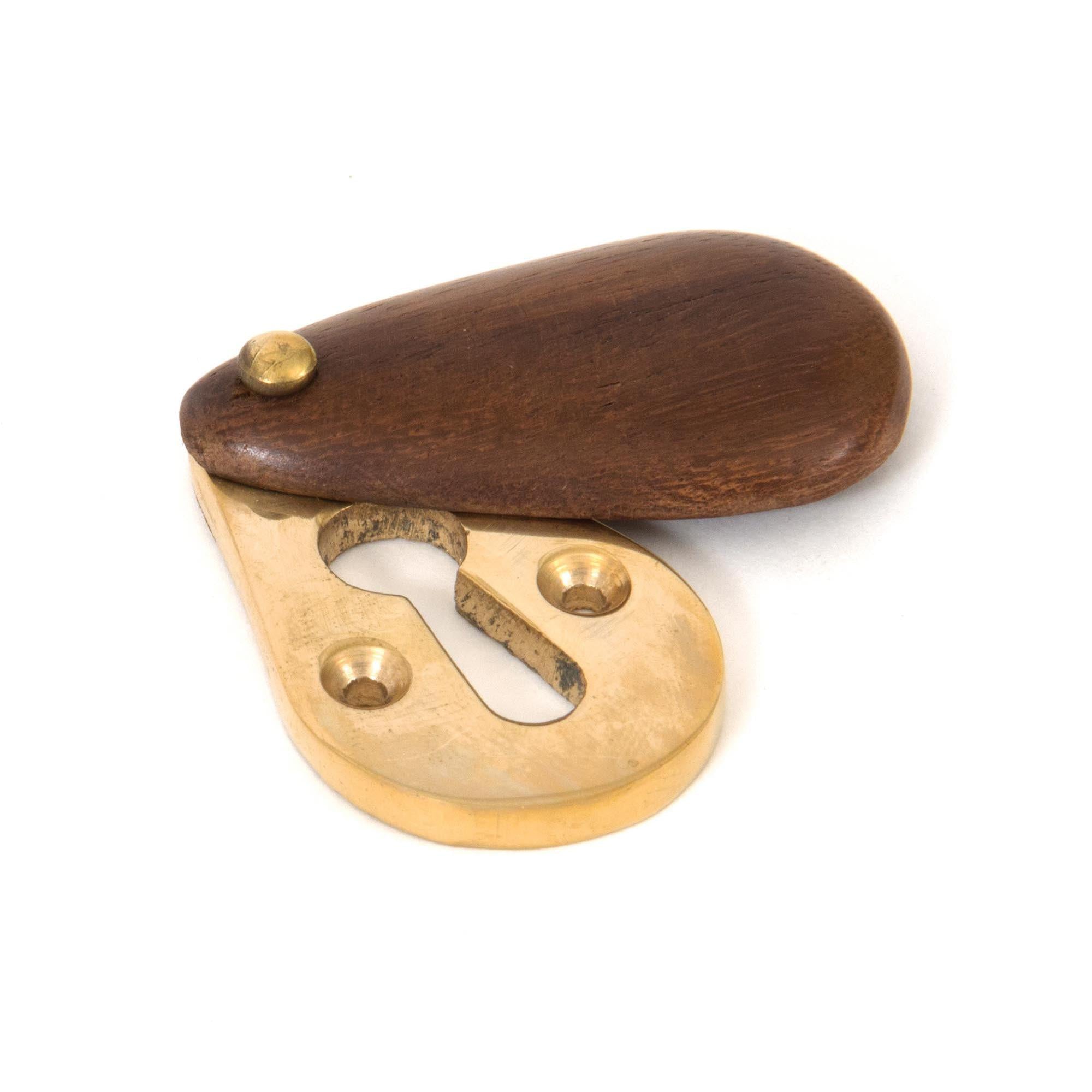 Rosewood Plain Escutcheon | From The Anvil - Escutcheons - From The Anvil - Yester Home