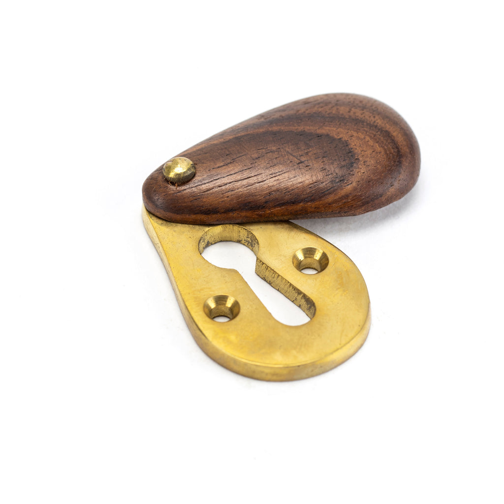 Rosewood Plain Escutcheon | From The Anvil