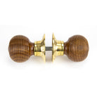 Rosewood and PB Cottage Mortice/Rim Knob Set - Small | From The Anvil-Mortice Knobs-Yester Home