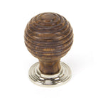 Rosewood and PN Beehive Cabinet Knob 35mm | From The Anvil - Cabinet Knobs - From The Anvil - Yester Home