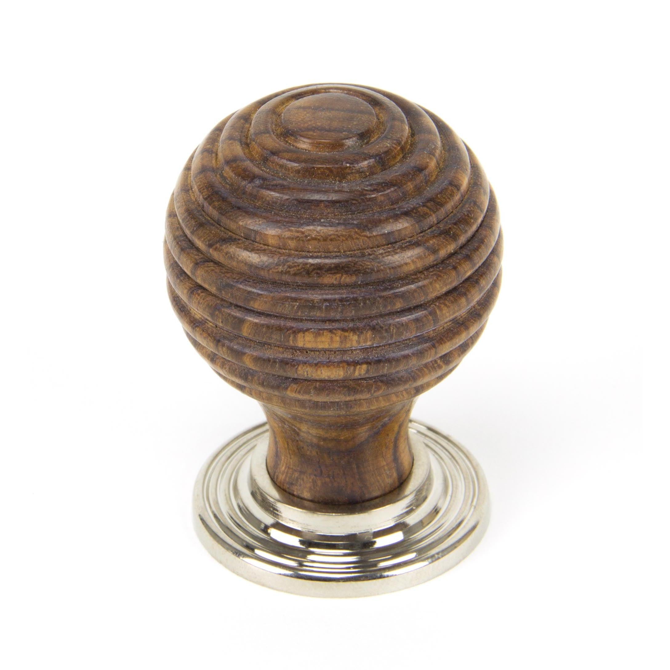 Rosewood and PN Beehive Cabinet Knob 35mm | From The Anvil - Cabinet Knobs - From The Anvil - Yester Home