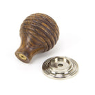 Rosewood and PN Beehive Cabinet Knob 35mm | From The Anvil - Cabinet Knobs - From The Anvil - Yester Home