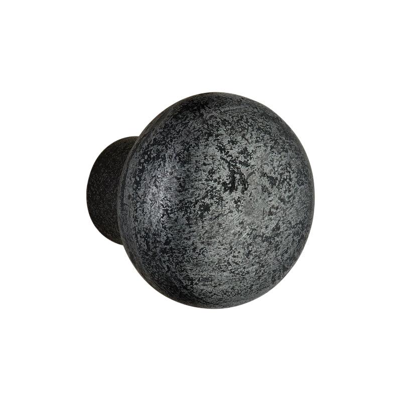 Round 30mm Cupboard Knob Pewter-Pewter Cupboard Knobs-Yester Home